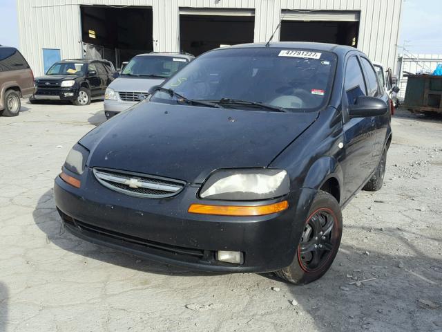 KL1TD52685B437053 - 2005 CHEVROLET AVEO BASE გრაფიტი ფოტო 2