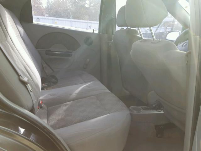 KL1TD52685B437053 - 2005 CHEVROLET AVEO BASE გრაფიტი ფოტო 4