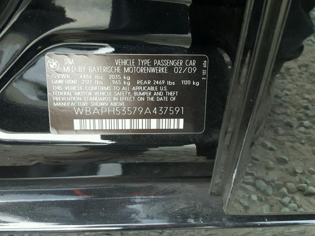 WBAPH53579A437591 - 2009 BMW 328 I SULE BLACK photo 8