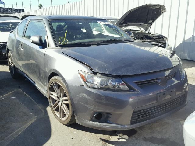 JTKJF5C72B3016865 - 2011 TOYOTA SCION TC GRAY photo 1