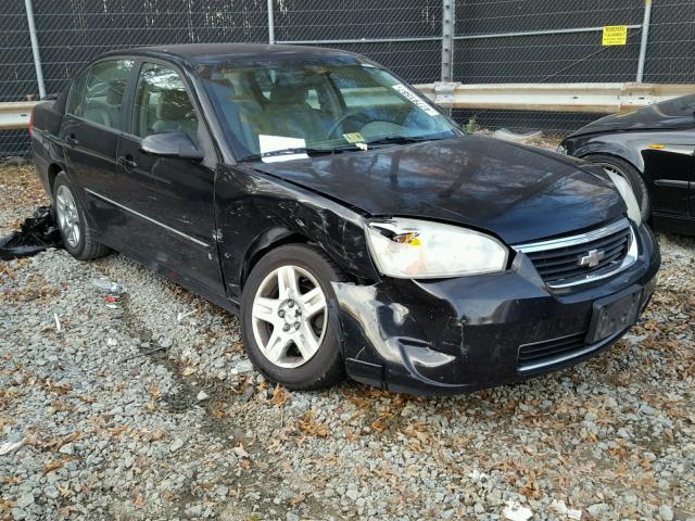 1G1ZT51F66F119619 - 2006 CHEVROLET MALIBU LT BLACK photo 1