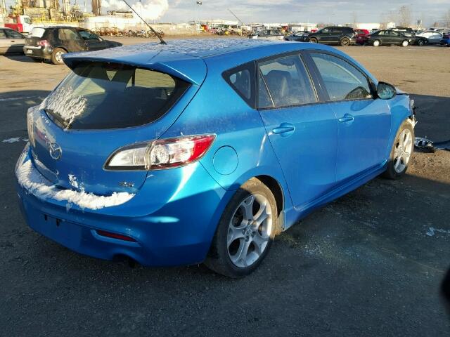 JM1BL1H53A1111885 - 2010 MAZDA 3 S BLUE photo 4