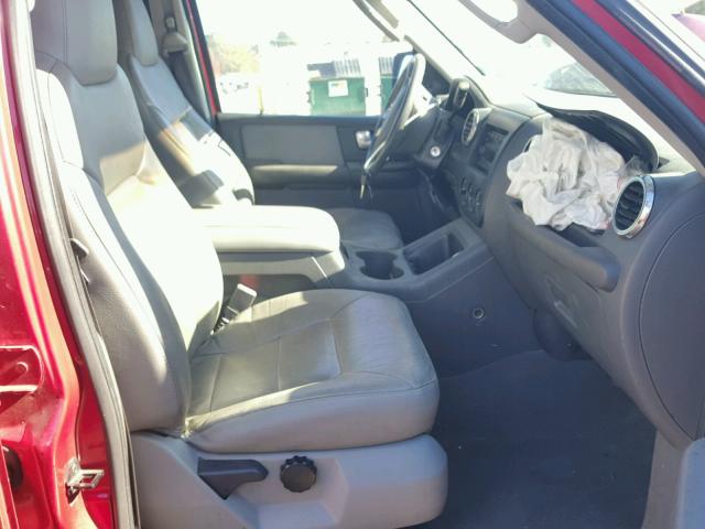 1FMRU15W53LC44787 - 2003 FORD EXPEDITION RED photo 5