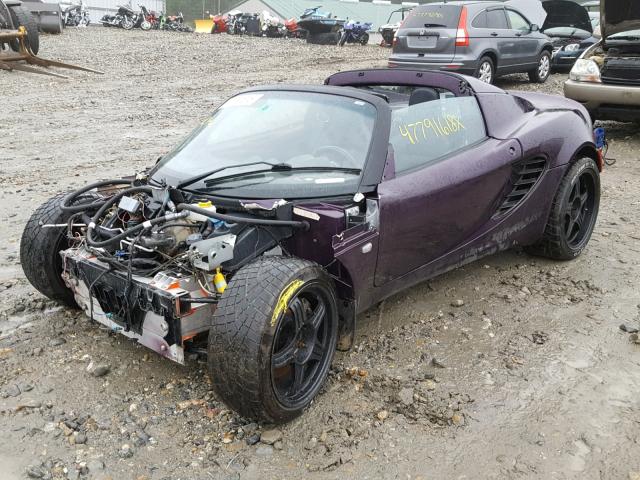 SCCPC11155HL34857 - 2005 LOTUS ELISE PURPLE photo 2