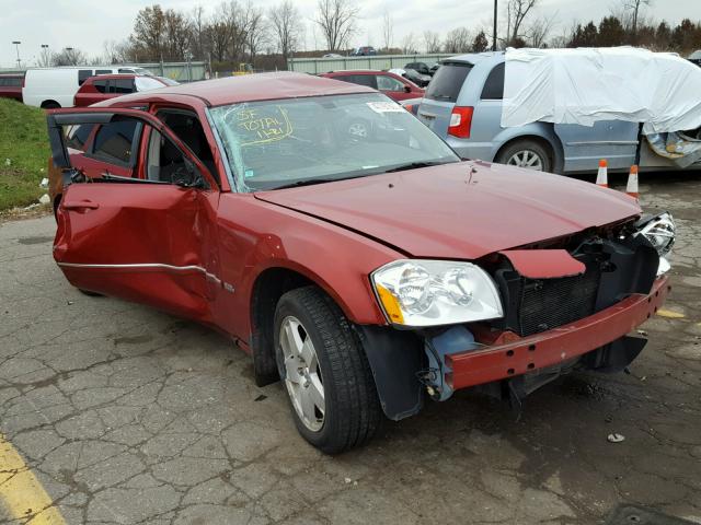 2D4GZ47V26H344837 - 2006 DODGE MAGNUM SXT RED photo 1