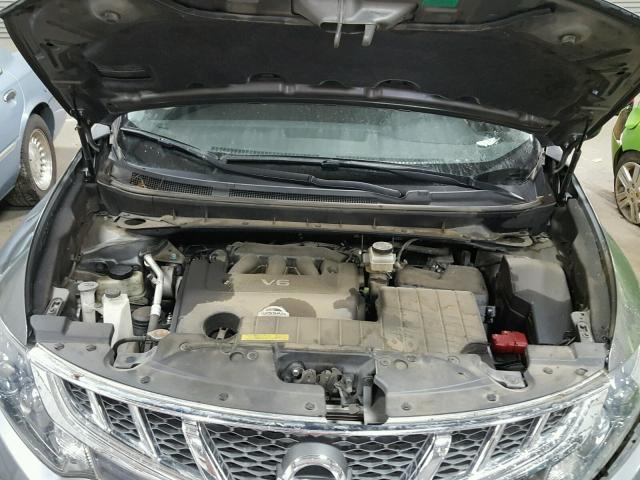 JN8AZ1MUXEW419155 - 2014 NISSAN MURANO S GRAY photo 7