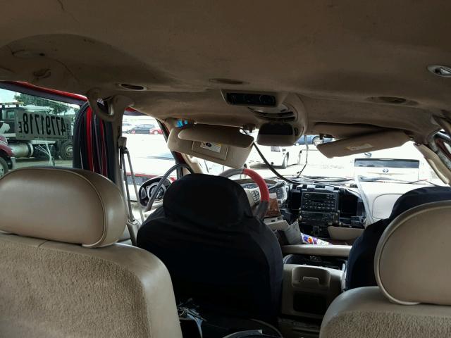 5LMEU27R92LJ15037 - 2002 LINCOLN NAVIGATOR 勃艮第红 照片 10