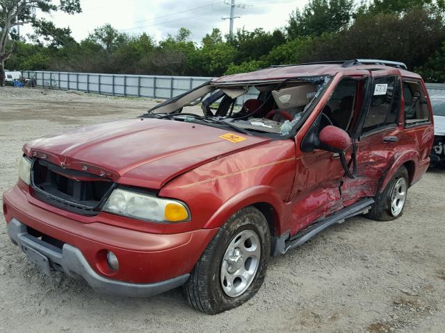 5LMEU27R92LJ15037 - 2002 LINCOLN NAVIGATOR 勃艮第红 照片 2