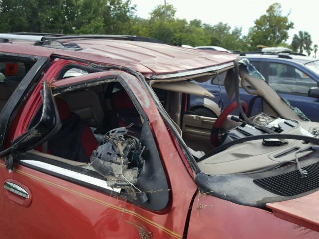 5LMEU27R92LJ15037 - 2002 LINCOLN NAVIGATOR 勃艮第红 照片 9