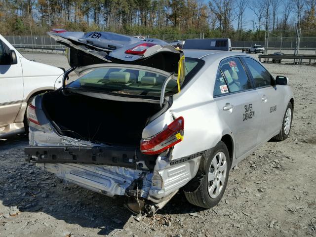 4T1BF3EK4BU699191 - 2011 TOYOTA CAMRY BASE SILVER photo 4