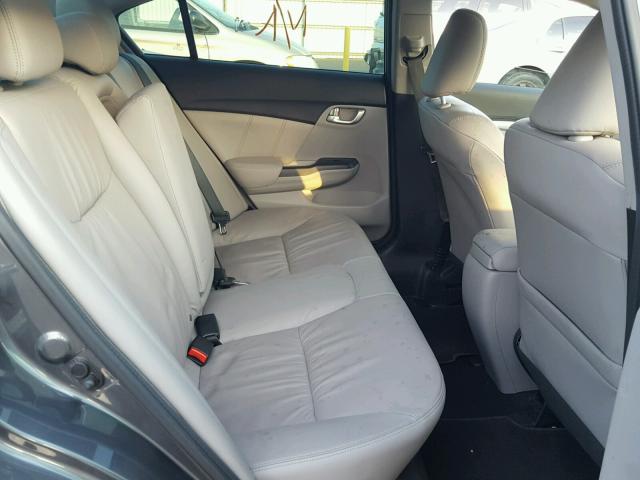 19XFB2F95DE224996 - 2013 HONDA CIVIC EXL CHARCOAL photo 6