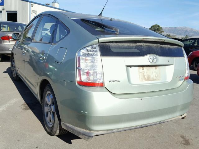 JTDKB20U177636221 - 2007 TOYOTA PRIUS GREEN photo 3