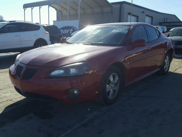 2G2WP552271142219 - 2007 PONTIAC GRAND PRIX წითელი ფოტო 2