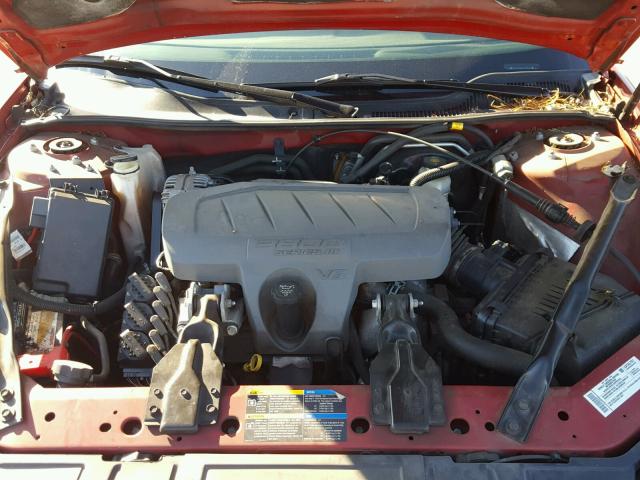 2G2WP552271142219 - 2007 PONTIAC GRAND PRIX წითელი ფოტო 7