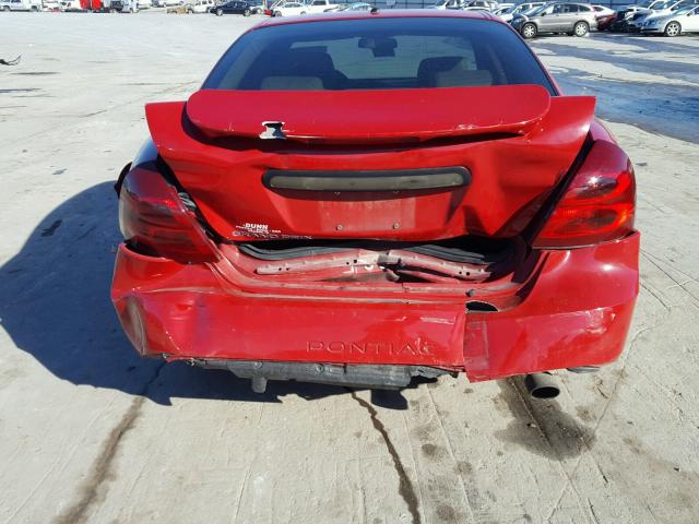2G2WP552271142219 - 2007 PONTIAC GRAND PRIX წითელი ფოტო 9