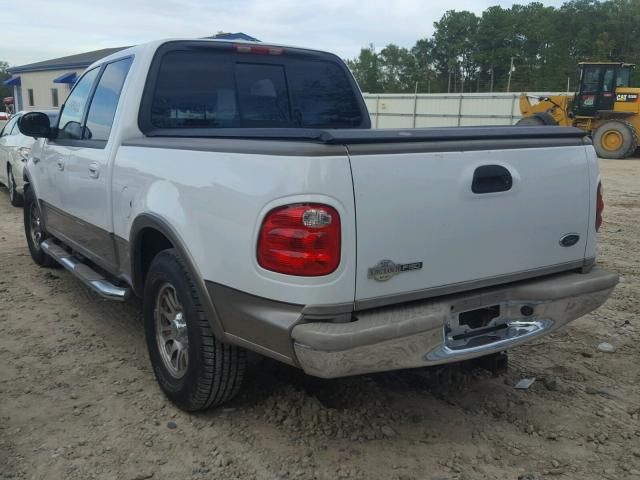 1FTRW07L23KD61289 - 2003 FORD F150 SUPER WHITE photo 3