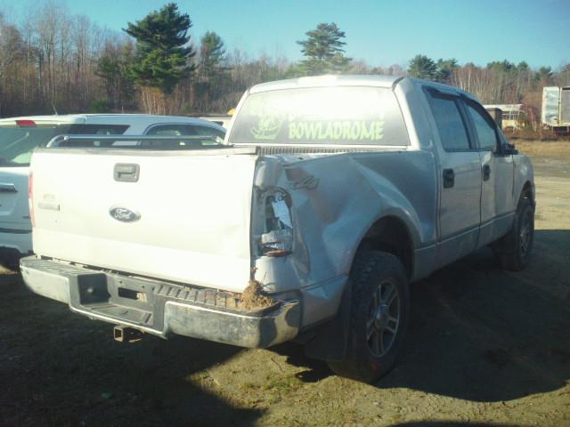 1FTPW14528FB10050 - 2008 FORD F150 SUPER SILVER photo 4