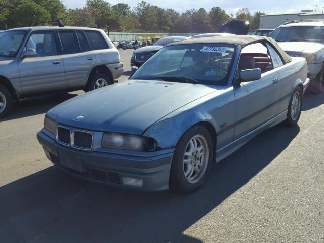 WBABK832XTET92018 - 1996 BMW 328I TEAL photo 2