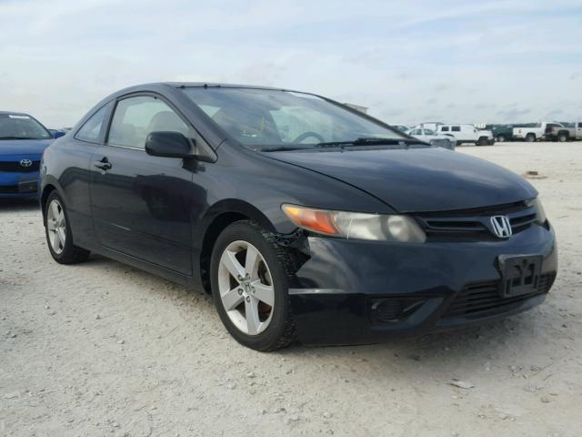 2HGFG11846H514729 - 2006 HONDA CIVIC EX BLACK photo 1