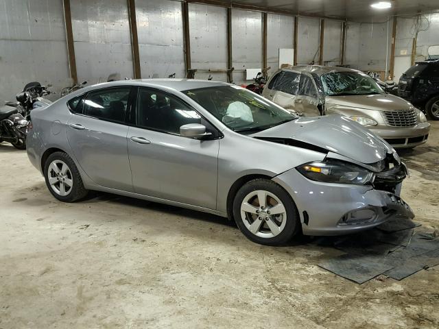 1C3CDFBB6FD308718 - 2015 DODGE DART SXT SILVER photo 9