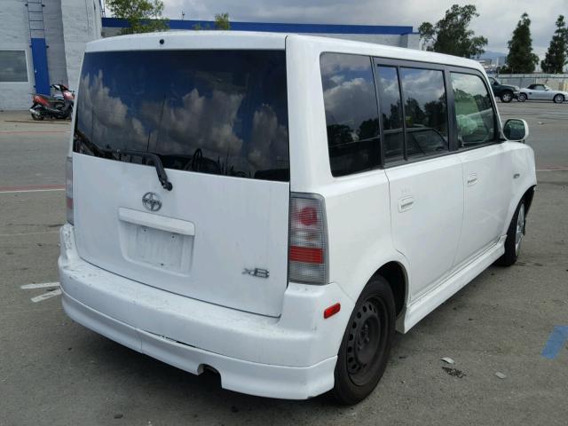 JTLKT324054029813 - 2005 TOYOTA SCION XB თეთრი ფოტო 4
