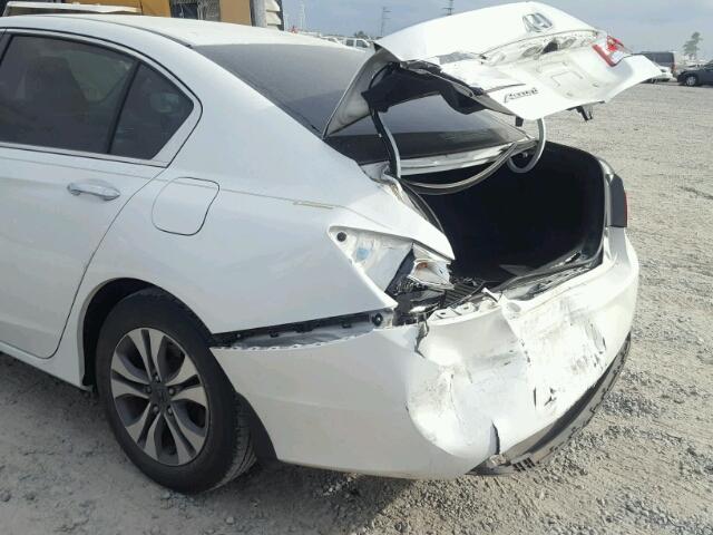 1HGCR2F33EA187155 - 2014 HONDA ACCORD LX WHITE photo 9