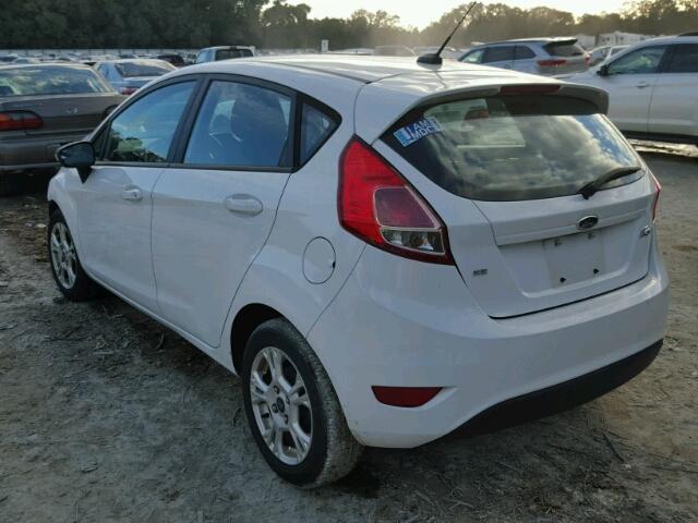 3FADP4EJ3EM160583 - 2014 FORD FIESTA SE WHITE photo 3