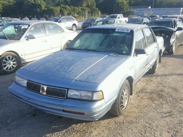 1G3AG54N2P6308717 - 1993 OLDSMOBILE CUTLASS CI BLUE photo 2