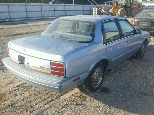 1G3AG54N2P6308717 - 1993 OLDSMOBILE CUTLASS CI BLUE photo 4
