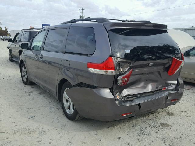 5TDKK3DC5BS005638 - 2011 TOYOTA SIENNA LE TAN photo 3