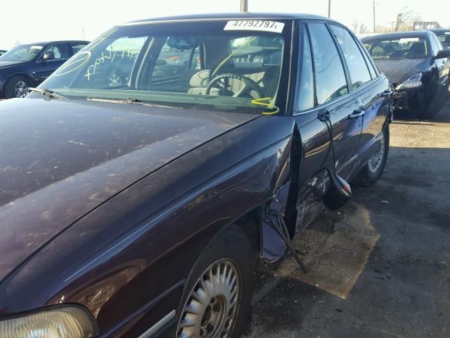 1G4HP52K6VH414124 - 1997 BUICK LESABRE CU BURGUNDY photo 9