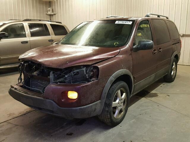 1GMDV33L46D181997 - 2006 PONTIAC MONTANA SV BURGUNDY photo 2