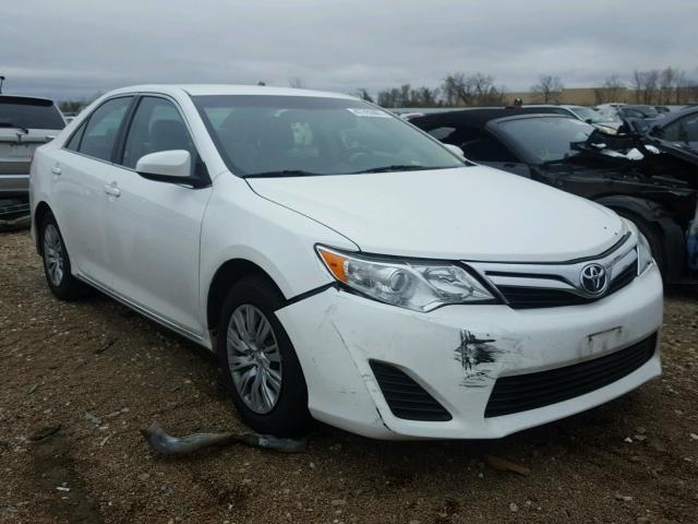 4T4BF1FK1ER399251 - 2014 TOYOTA CAMRY L WHITE photo 1