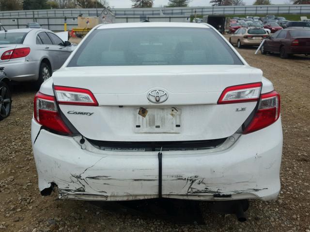 4T4BF1FK1ER399251 - 2014 TOYOTA CAMRY L WHITE photo 9