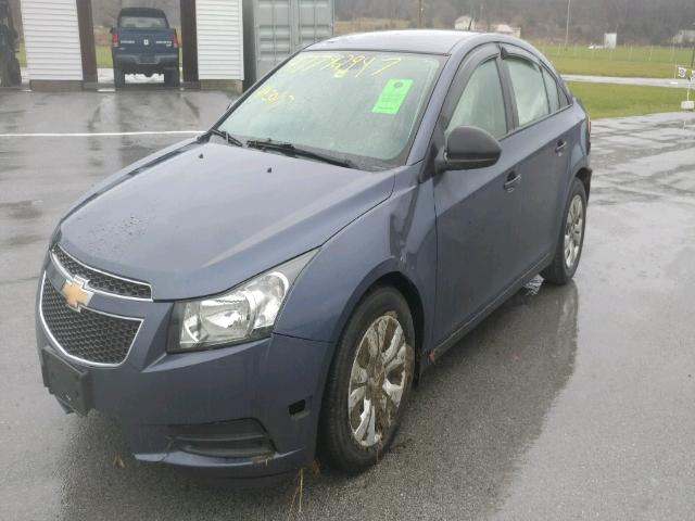 1G1PB5SG3E7146903 - 2014 CHEVROLET CRUZE LS BLUE photo 2