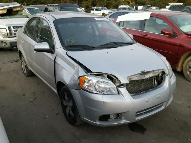 KL1TD5DE4AB114617 - 2010 CHEVROLET AVEO LS GRAY photo 1