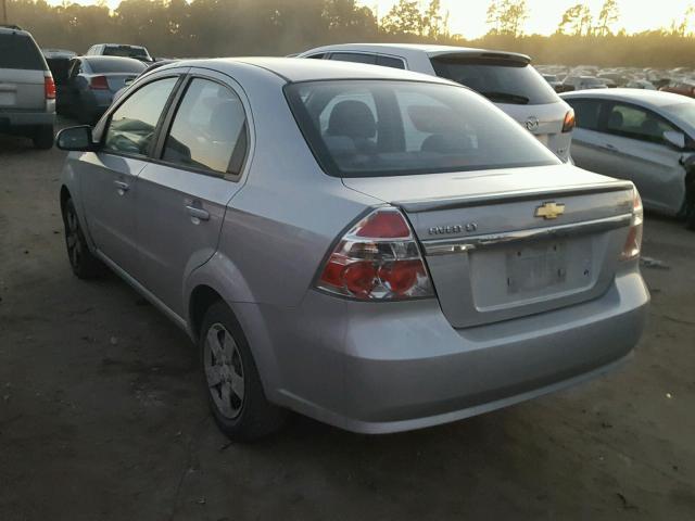 KL1TD5DE4AB114617 - 2010 CHEVROLET AVEO LS GRAY photo 3