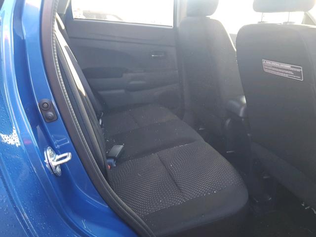 JA4AR3AU2GZ055630 - 2016 MITSUBISHI OUTLANDER BLUE photo 6