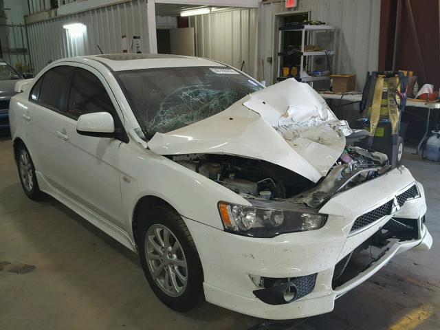 JA32U2FU6AU003643 - 2010 MITSUBISHI LANCER ES/ WHITE photo 1