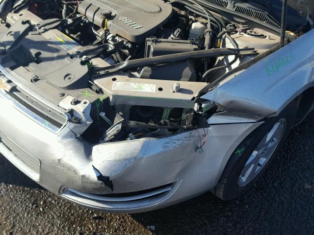 2G1WT58K569154375 - 2006 CHEVROLET IMPALA LT SILVER photo 9