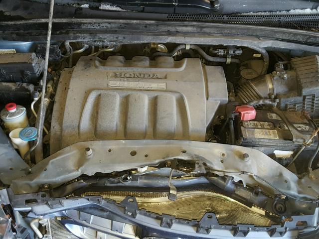 5FNRL38797B051056 - 2007 HONDA ODYSSEY EX BLUE photo 7