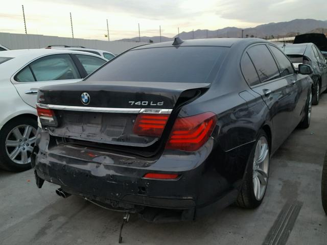 WBAYG6C54FD383903 - 2015 BMW 740 LD BLACK photo 4