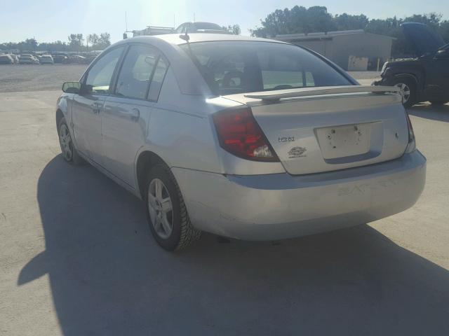 1G8AJ55F57Z165733 - 2007 SATURN ION LEVEL SILVER photo 3