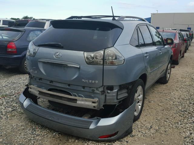 JTJHA31U940029258 - 2004 LEXUS RX 330 BLUE photo 4