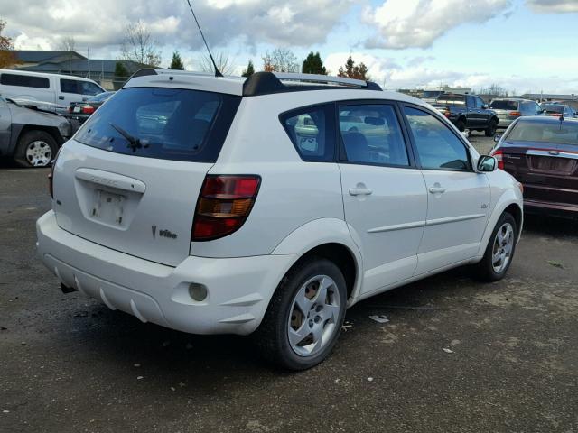 5Y2SM66885Z447885 - 2005 PONTIAC VIBE WHITE photo 4