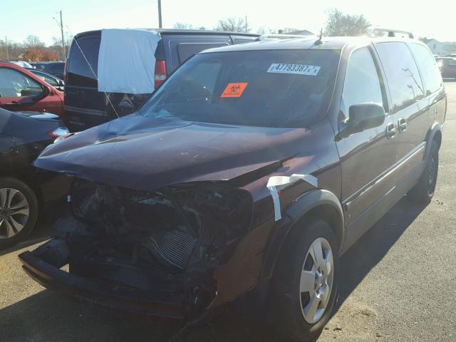 1GMDV33L86D154379 - 2006 PONTIAC MONTANA SV MAROON photo 2