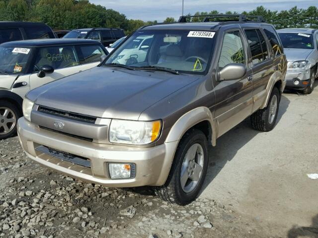 JNRDR09Y92W256668 - 2002 INFINITI QX4 BEIGE photo 2