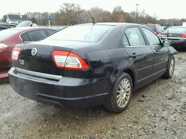 3MEHM08Z78R665983 - 2008 MERCURY MILAN PREM BLACK photo 4