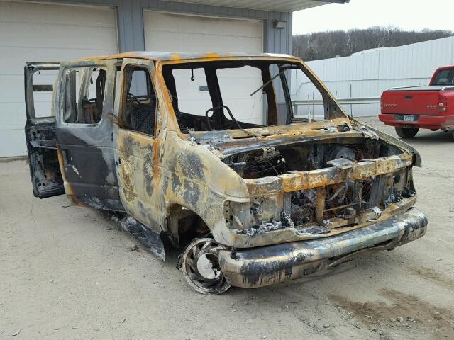 1FDRE14262HA01275 - 2002 FORD ECONOLINE BURN photo 1