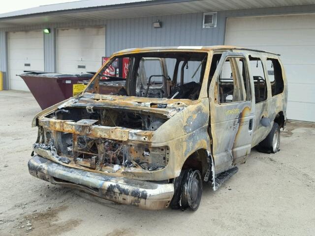 1FDRE14262HA01275 - 2002 FORD ECONOLINE BURN photo 2